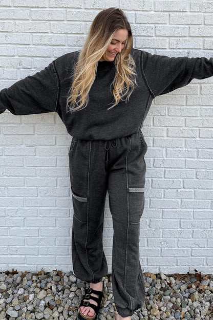 Skobeloff Solid Colorblock Jogger Pants Set