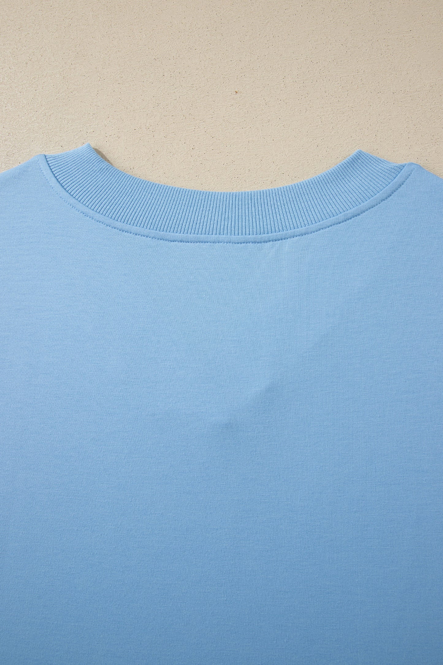 Bonbon Solid Color V Neck Tee Drawstring Pant Set