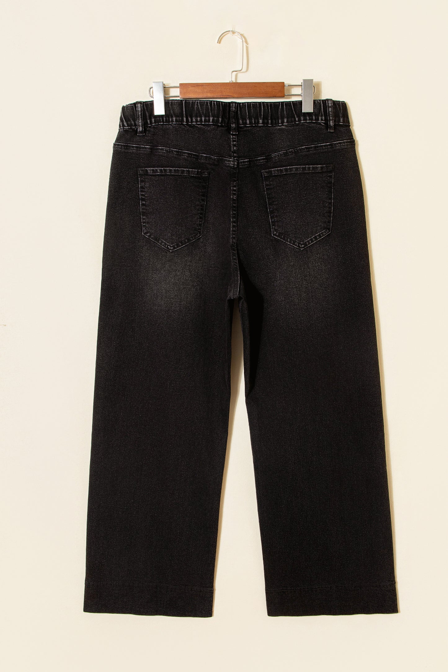 Iceland Blue Acid Wash Contrast Lace-up Plus Size Jeans